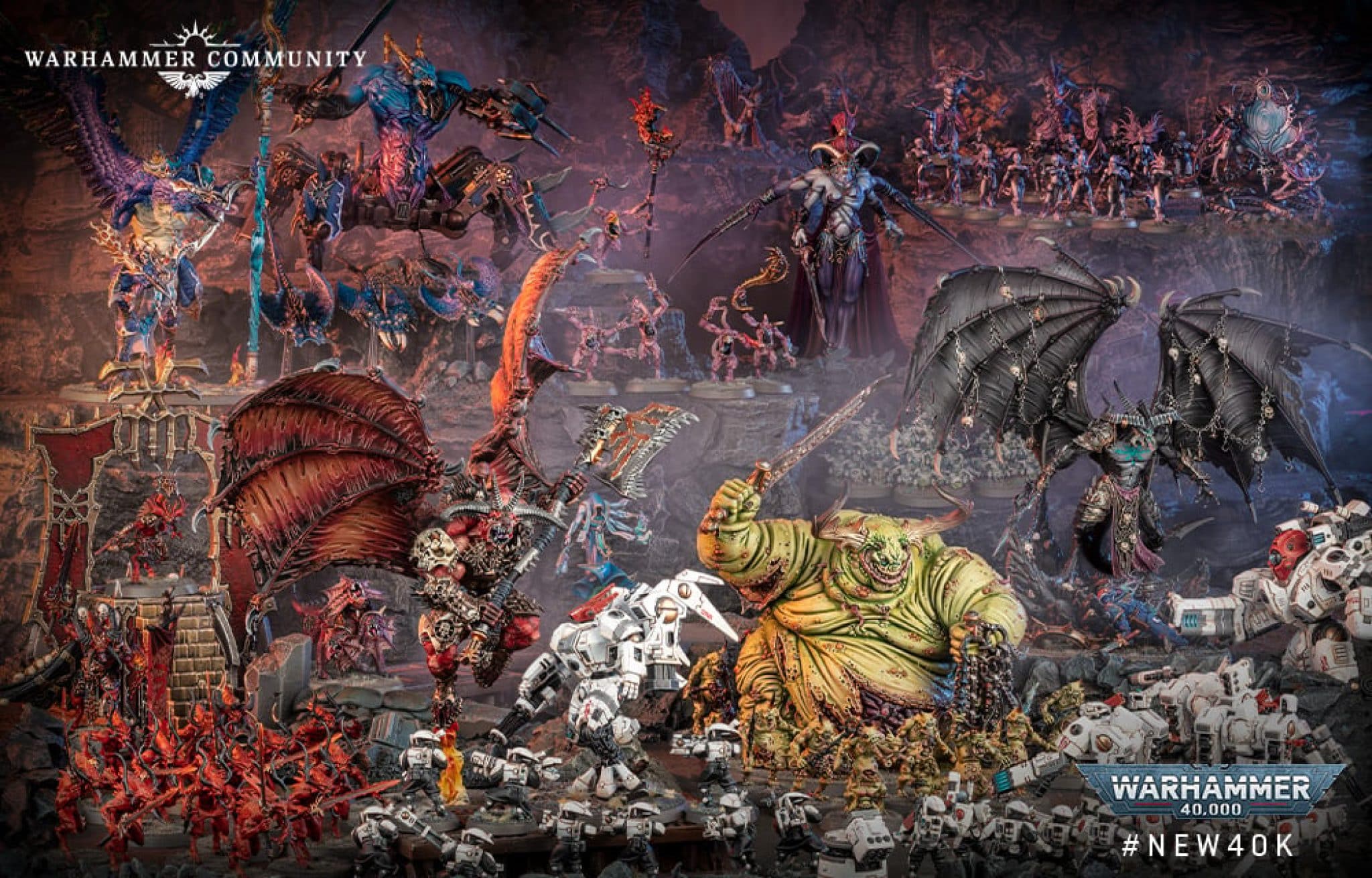 Figurine Warhammer Démons Du Chaos – Sorcier Nurgle – V8 Démonté